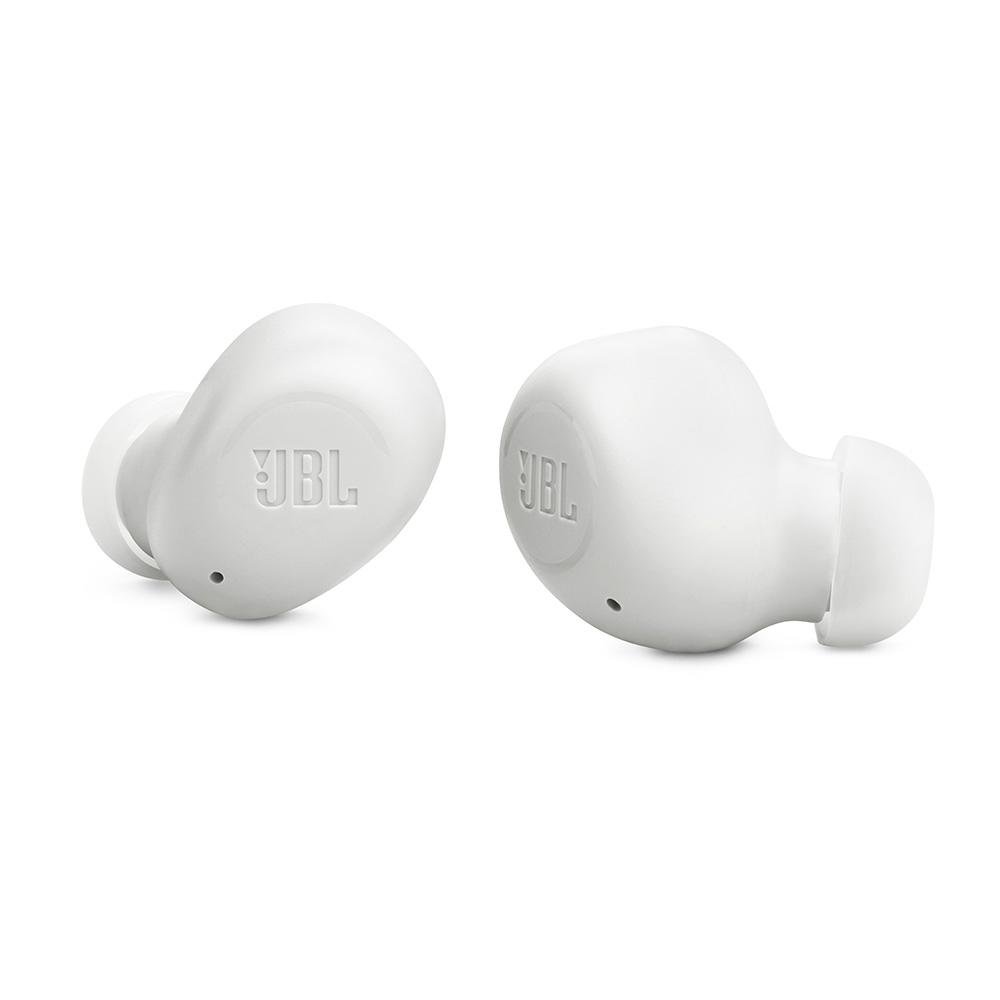 Imagem 8 de 9 do produto Fone de Ouvido JBL Wave Buds 2, Cancelamento de Ruído, Bateria Até 40 Horas, Bluetooth 5.3, Conexão Multipontos, IP54, Branco - JBLWBUDS2WHT