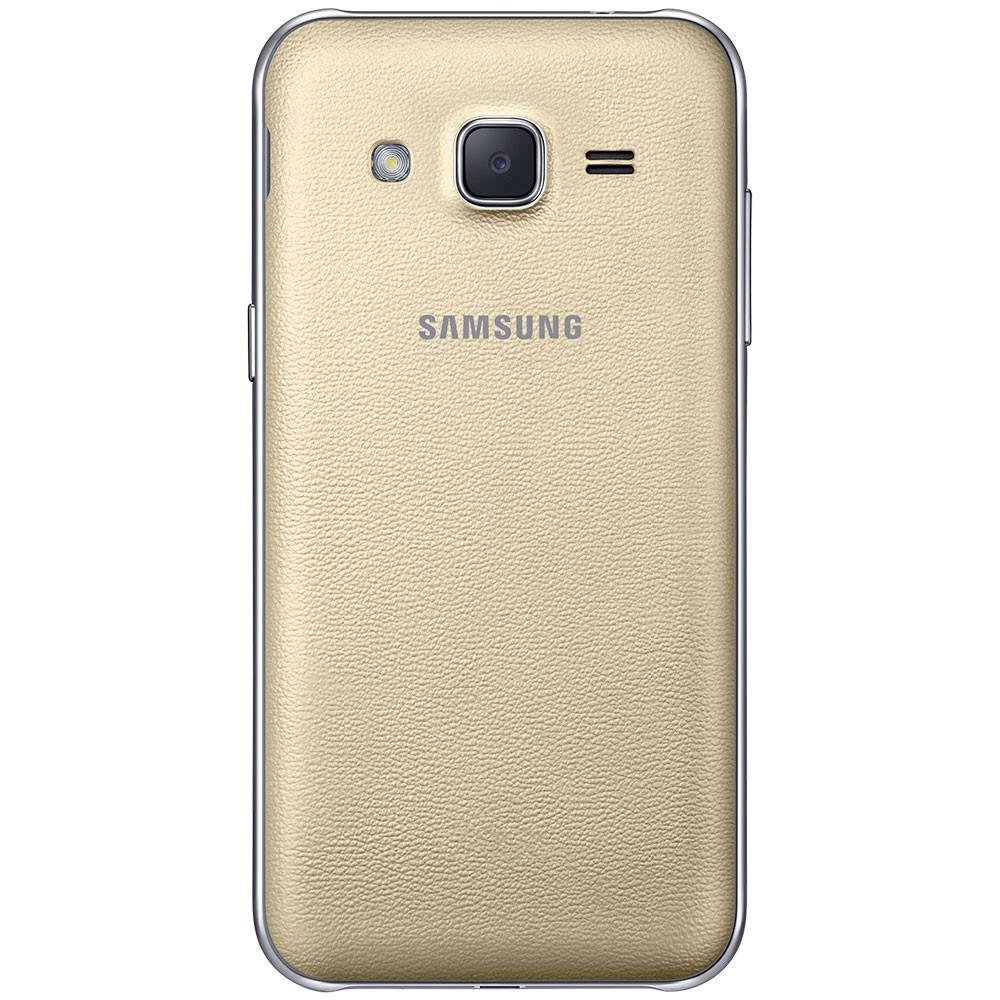 Smartphone Samsung Galaxy J2 Duos TV, Quad Core 1.3Ghz, Android 5.1, Tela 4.7´, 8GB, 5MP, 4G, Desbloqueado - Dourado Smartphone Samsung Galaxy J2 Duos TV, Quad Core 1.3Ghz, Android 5.1, Tela 4.7´, 8GB, 5MP, 4G, Desbloqueado - Dourado