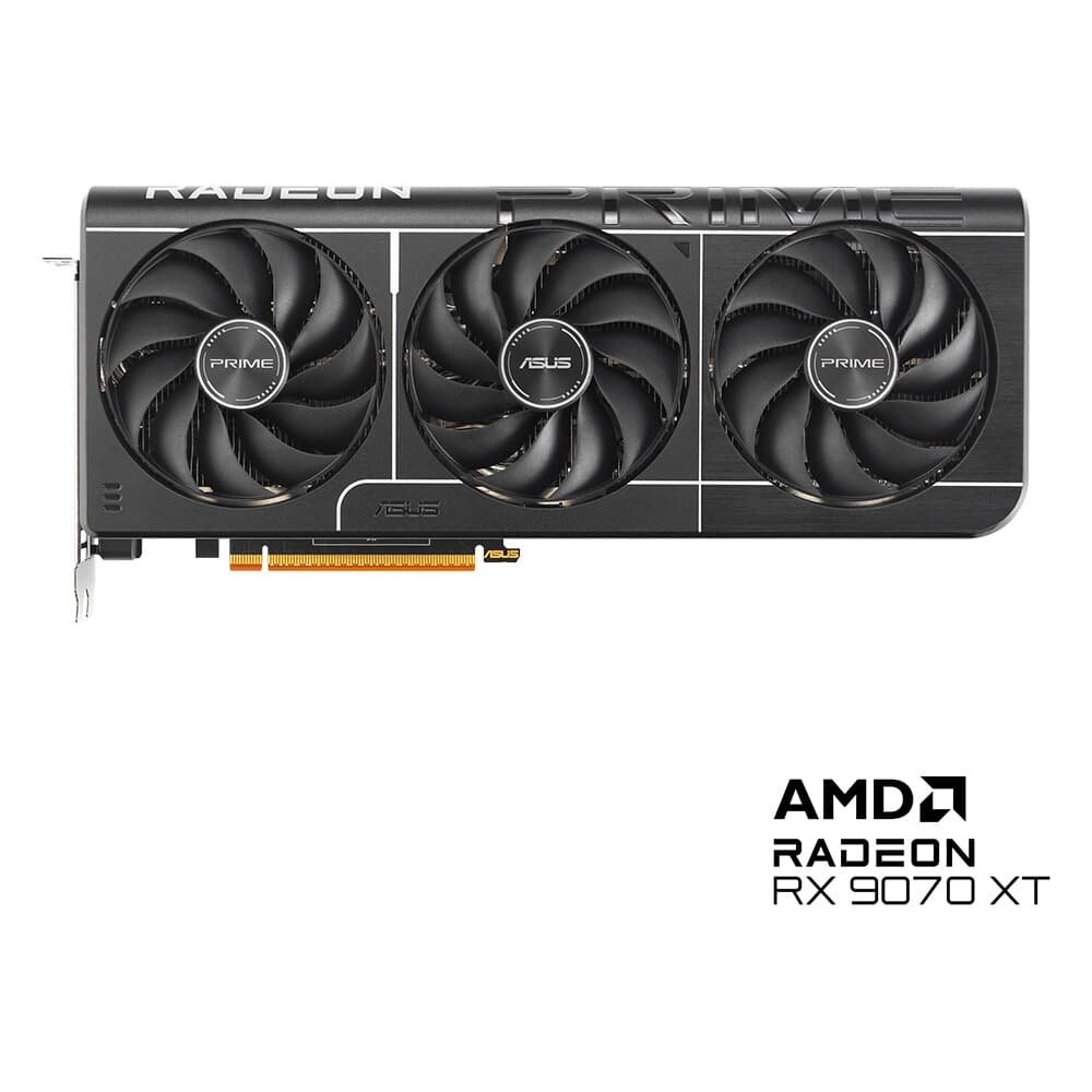 Placa de Vídeo ASUS PRIME RX 9070 XT O16G AMD Radeon, 16GB, GDDR6, Axial-tech, OpenGL 4.6 - 90YV0L71-M0NA00 - view 3