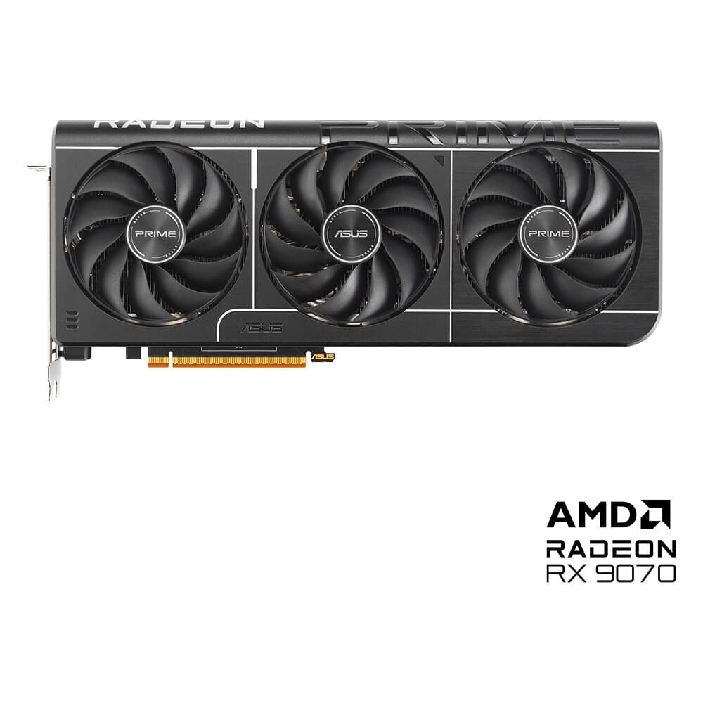 Placa de Vídeo ASUS PRIME-RX9070-O16G | KaBuM!