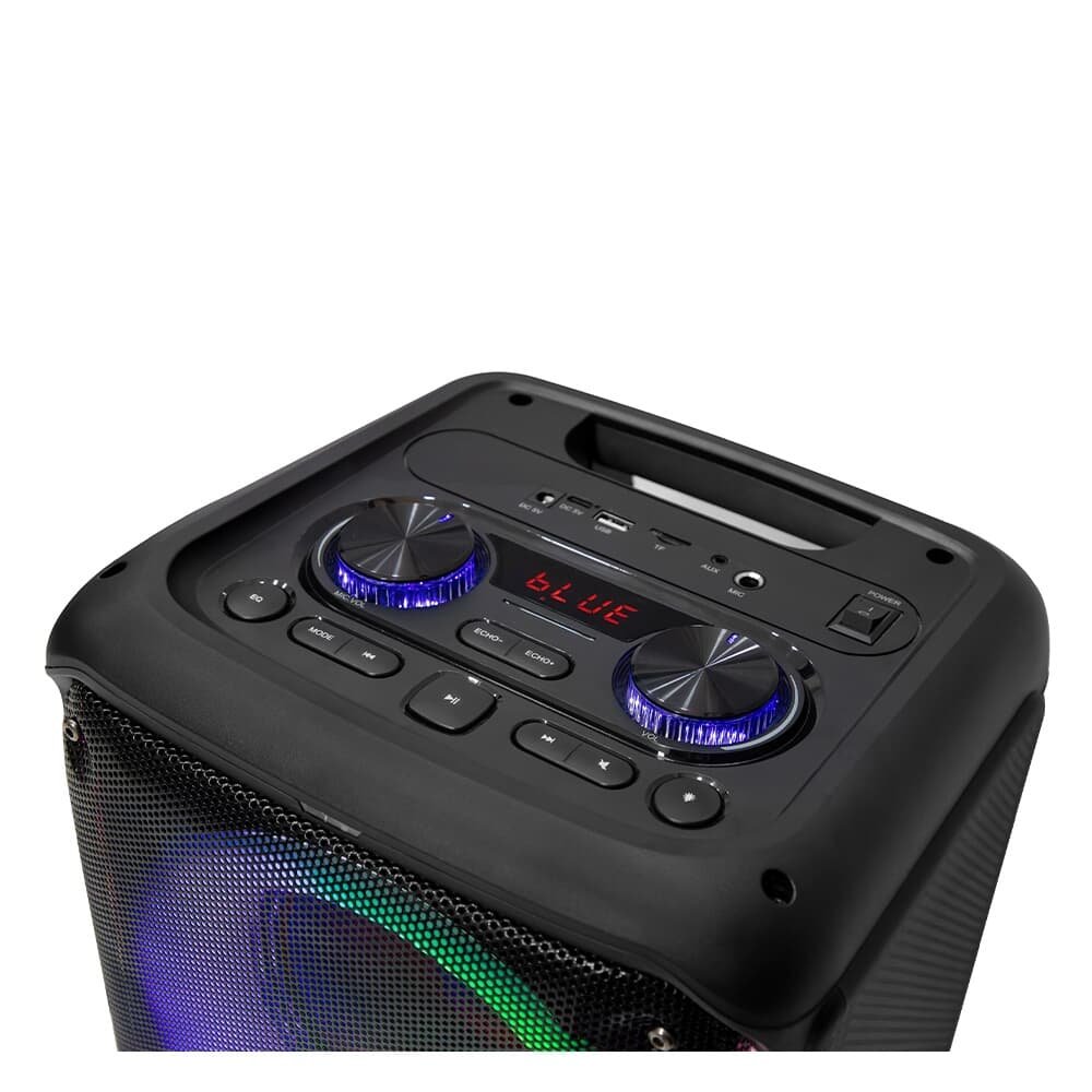 Caixa de Som Chilli Beans Extreme Box, TWS, 800W, Blueetoth, Função Karaokê, Equalização, Preto - KN2300 - view 7
