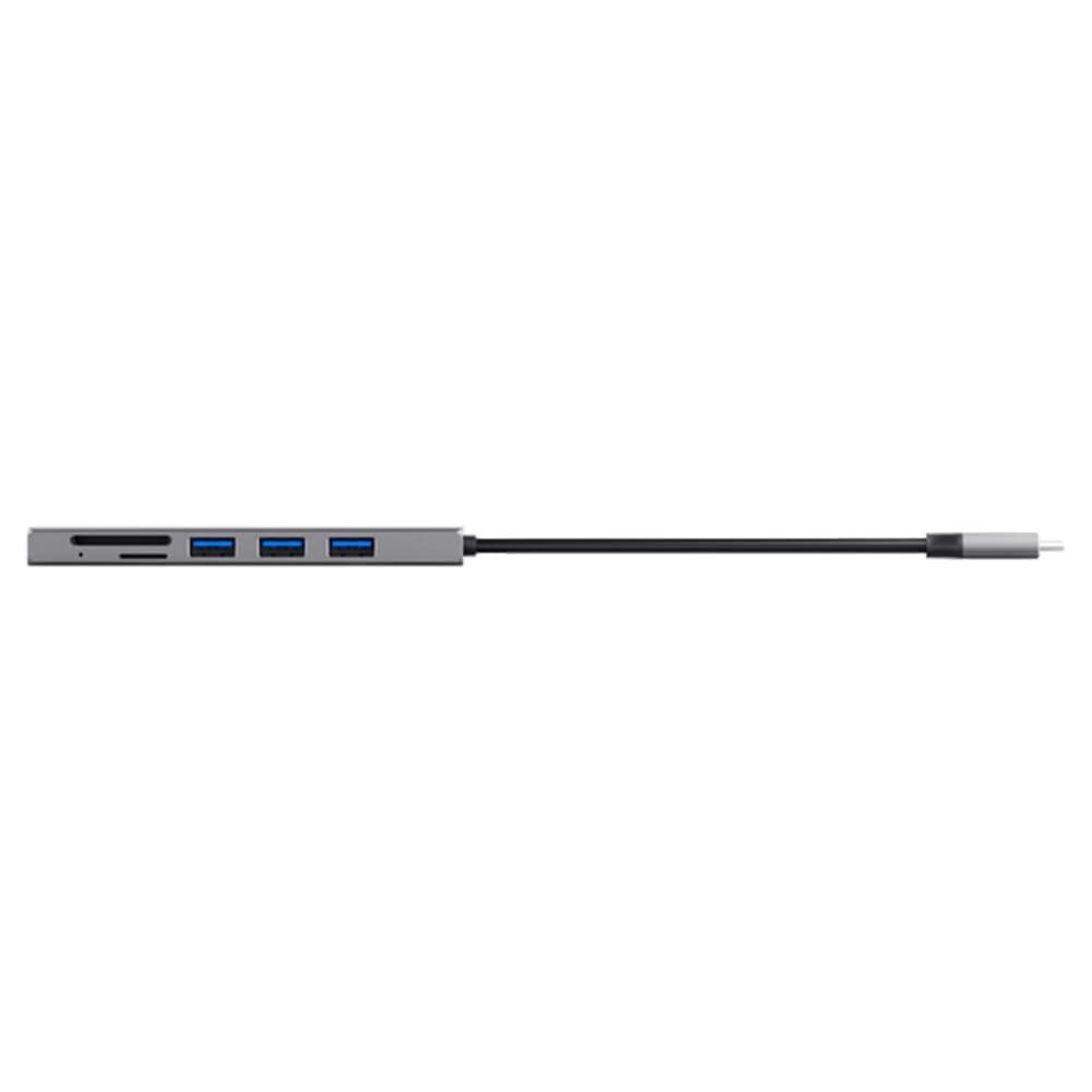 Imagem 2 de 4 do produto Hub Trust Halyx, 3 Portas USB, Leitor de Cartão MicroSD/SD, Conexão USB-C, de Alumínio, - 24191