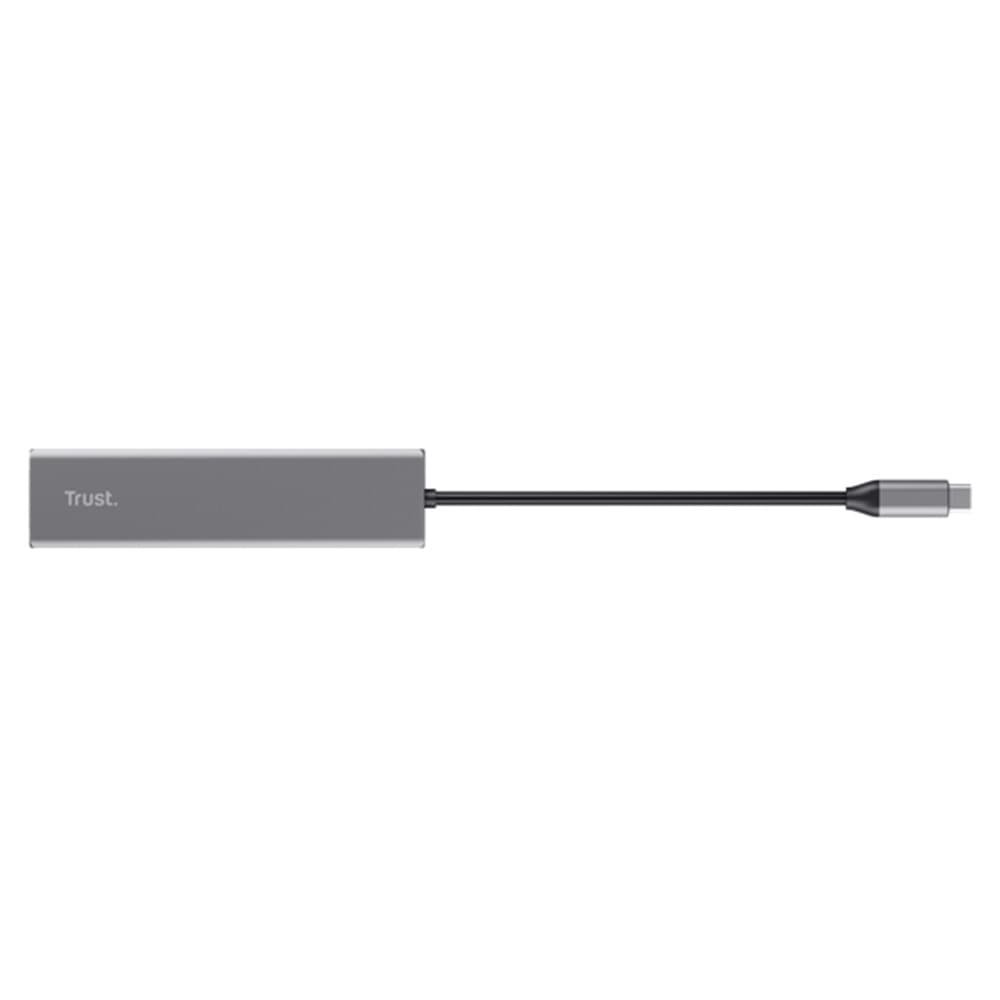 Imagem 4 de 4 do produto Hub Trust Halyx, 3 Portas USB, Leitor de Cartão MicroSD/SD, Conexão USB-C, de Alumínio, - 24191