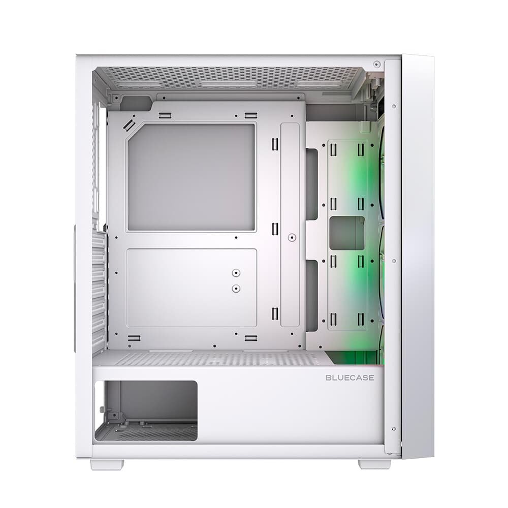 Gabinete Gamer Bluecase BG-050 ( Balão.info) SE, Mid Tower, 3x Fan ARGB, Lateral em Vidro, Branco e Cinza - BG-050SEWGBX - view 8