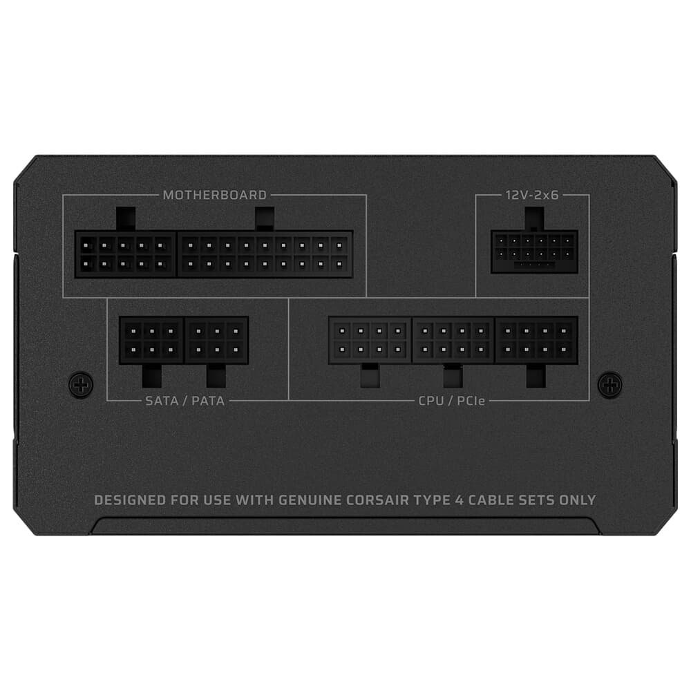 Fonte Corsair RM850e RMe Series 2025, 850W, ATX 3.1, PCIe 5.1, Cybenetics GOLD Certified, Full Modular, Preto - CP-9020296-BR - view 9