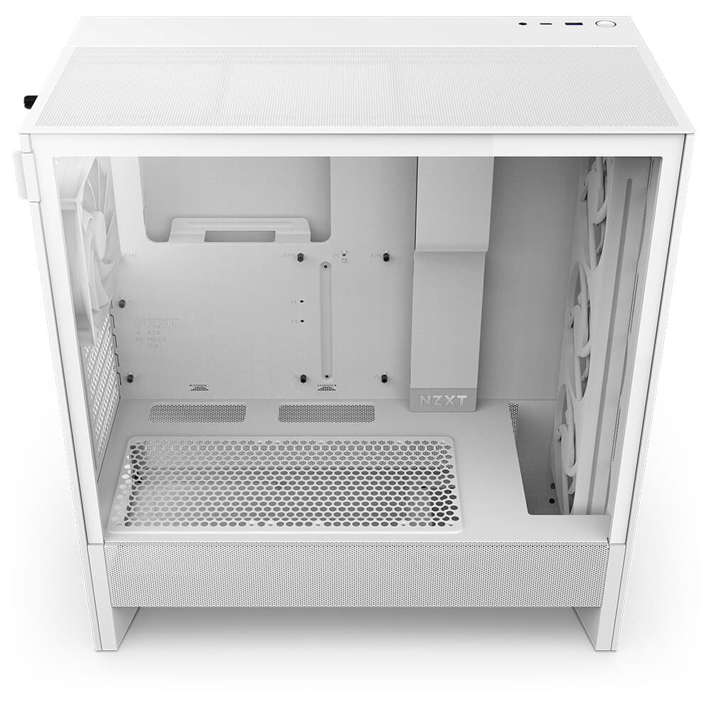 Gabinete ( Balão.info), Quadro Único RGB, até 360mm, Mid-Tower, ATX, Lateral em Vidro, Branco - CC-H52FW-R1 - view 6