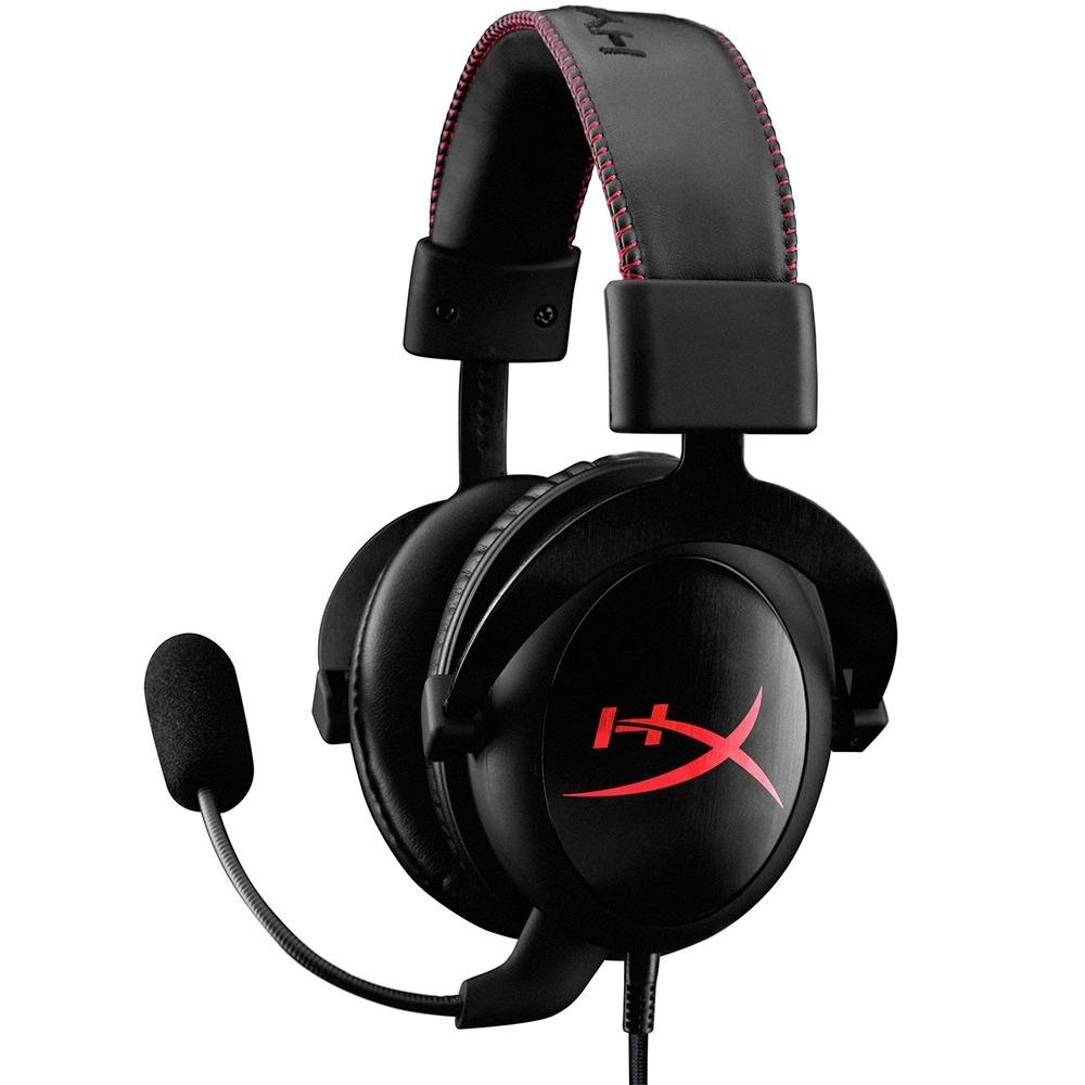 Headset Gamer HyperX Cloud Core - KHX-HSCC-BK - Preto/Vermelho Headset Gamer HyperX Cloud Core - KHX-HSCC-BK - Preto/Vermelho