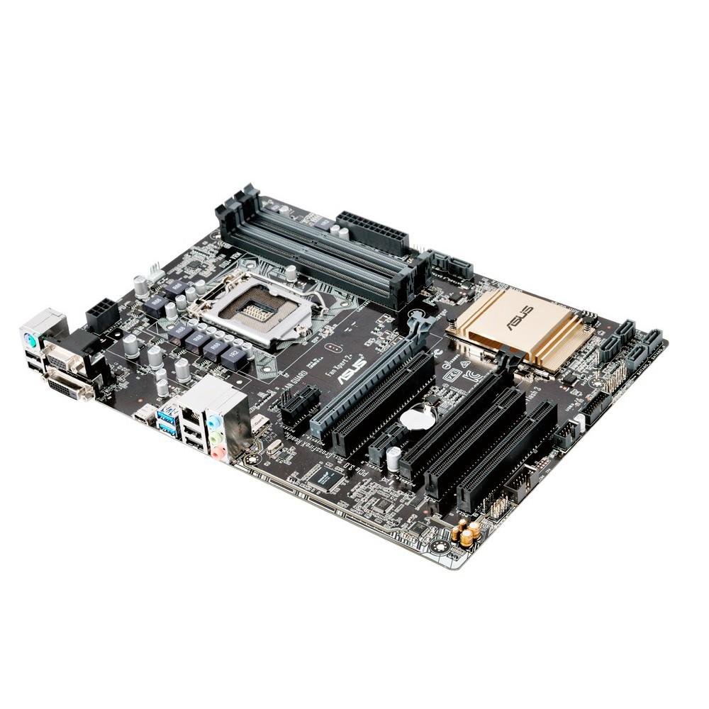 Imagem 2 de 5 do produto Placa-Mãe ASUS p/ Intel LGA 1151 ATX B150-PLUS D3, 4xDDR3, DVI/VGA, 5X Protection, USB 3.0 Tipo C, CrossfireX, Áudio Gaming