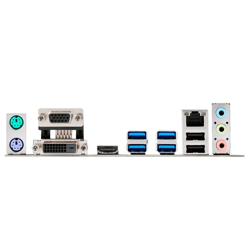 Placa-Mãe ASUS p/ Intel LGA 1151 mATX H170M-E D3, 4xDDR3, HDMI/DVI/VGA, 5X Protection, Digi+ VRM, M.2, USB 3.0, CrossfireX