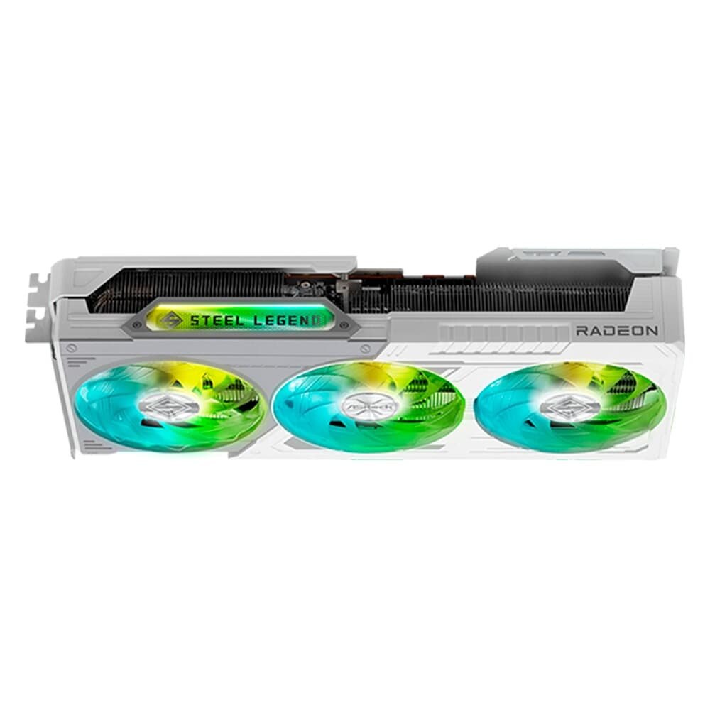 Placa de Vídeo ASRock RX9070 XT Steel | KaBuM!