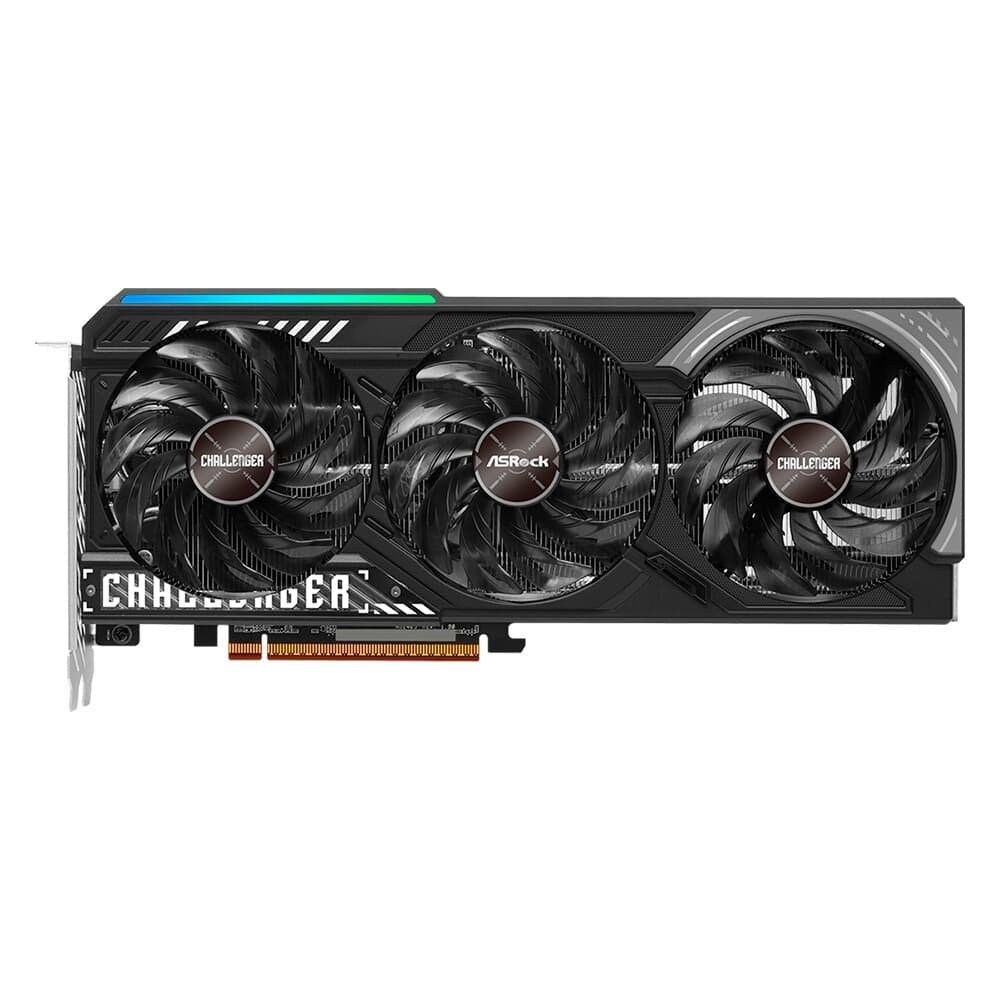 Placa de Vídeo ASRock RX 9070 Challenger AMD Radeon, LED, 16GB, GDDR6, FidelityFX, RDNA - 90-GA5NZZ-00UANF - view 3