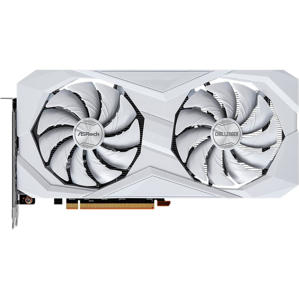 Placa de Vídeo ASRock RX 6600 Challenger White AMD Radeon, 8GB, GDDR6, DirectX 12 Ultimate, RDNA 2 - 90-GA4UZZ-00UANF