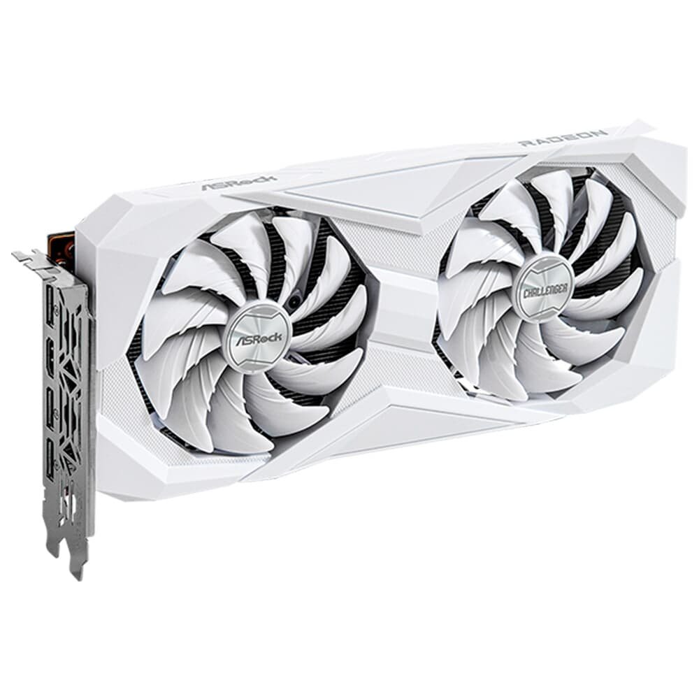 Placa de Vídeo ASRock RX 6600 Challenger White AMD Radeon, 8GB, GDDR6, DirectX 12 Ultimate, RDNA 2 - 90-GA4UZZ-00UANF - view 3