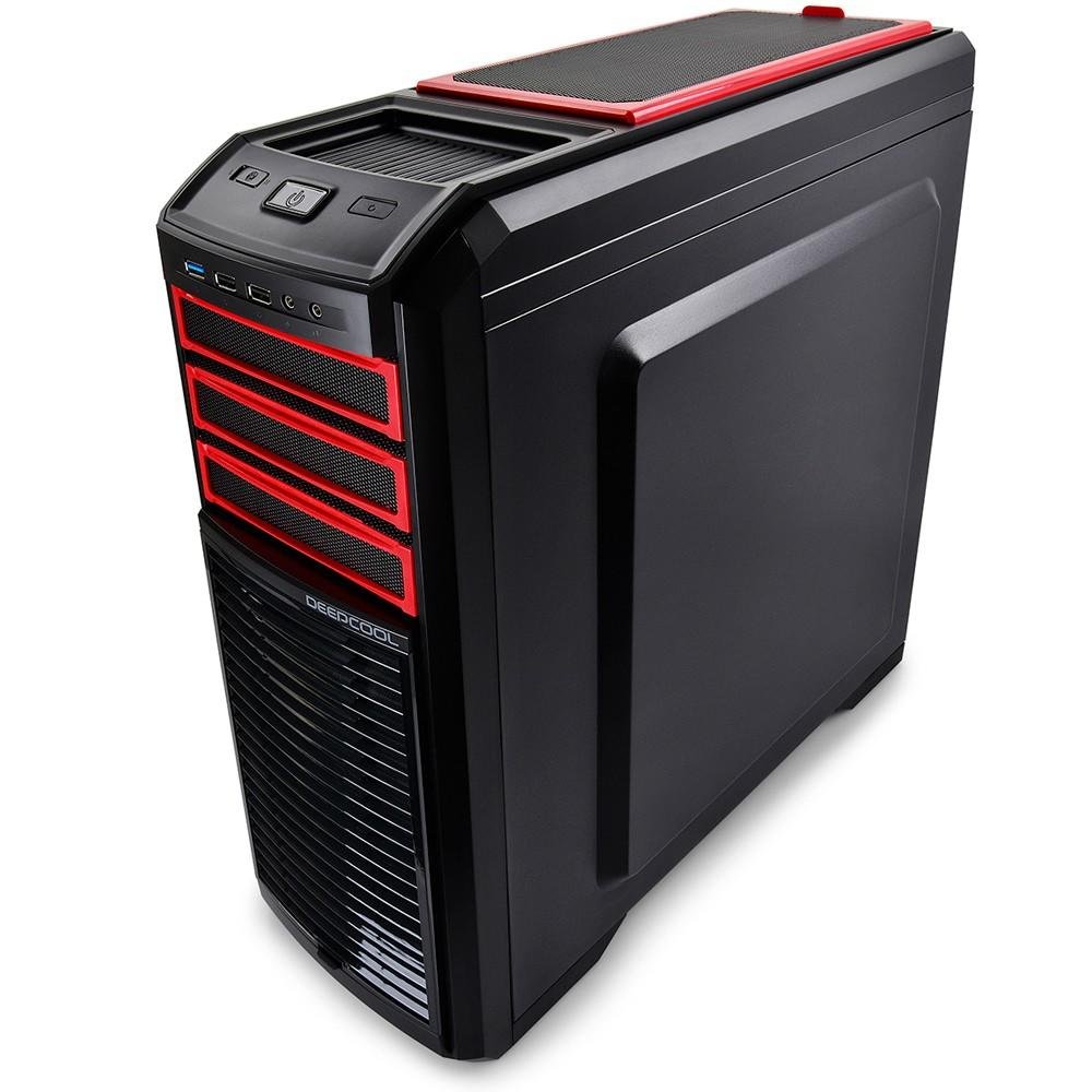 Imagem 12 de 14 do produto Gabinete DeepCool Kendomen Red ATX/MICRO-ATX/MINI-ITX sem Fonte KDM5FBKRD