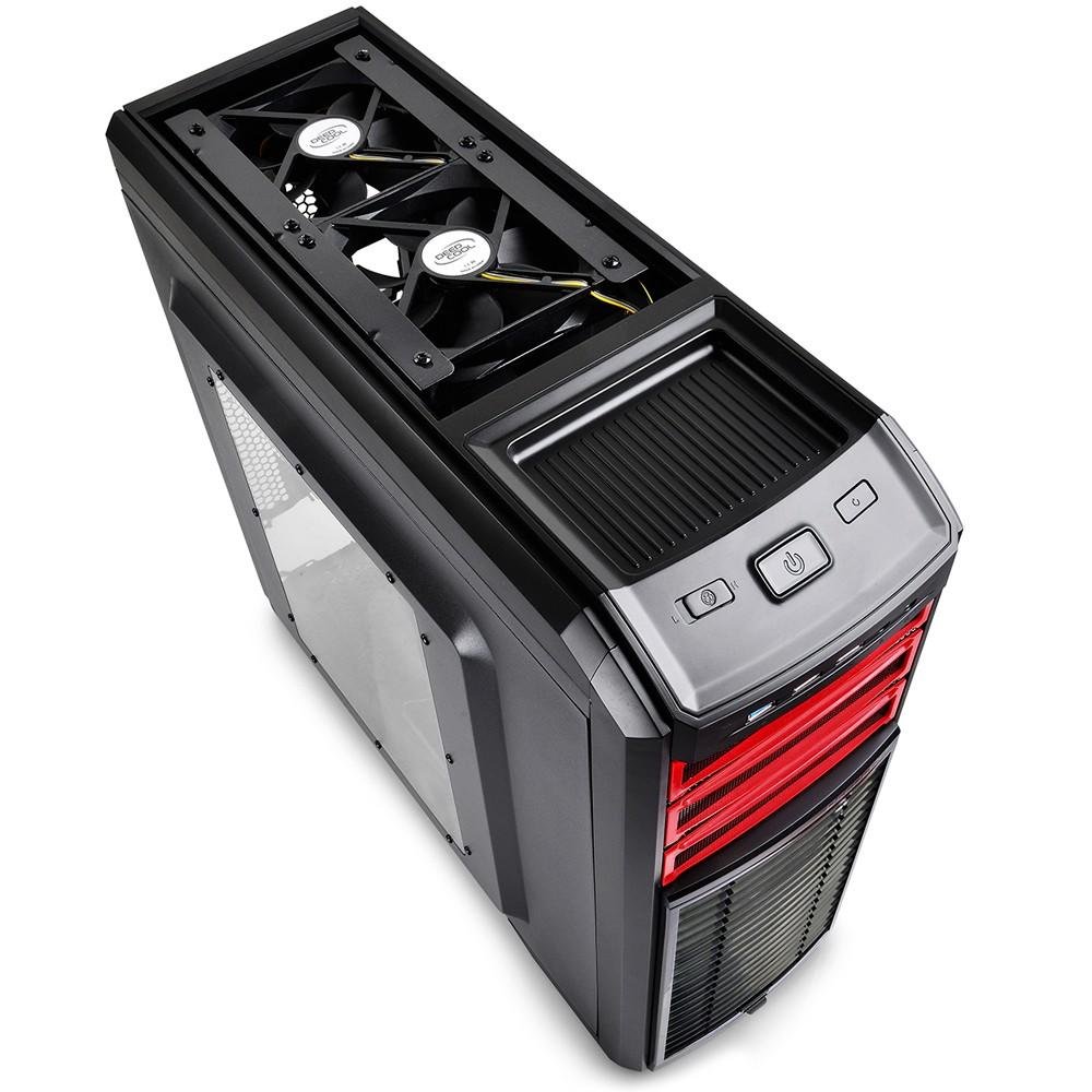 Imagem 13 de 14 do produto Gabinete DeepCool Kendomen Red ATX/MICRO-ATX/MINI-ITX sem Fonte KDM5FBKRD