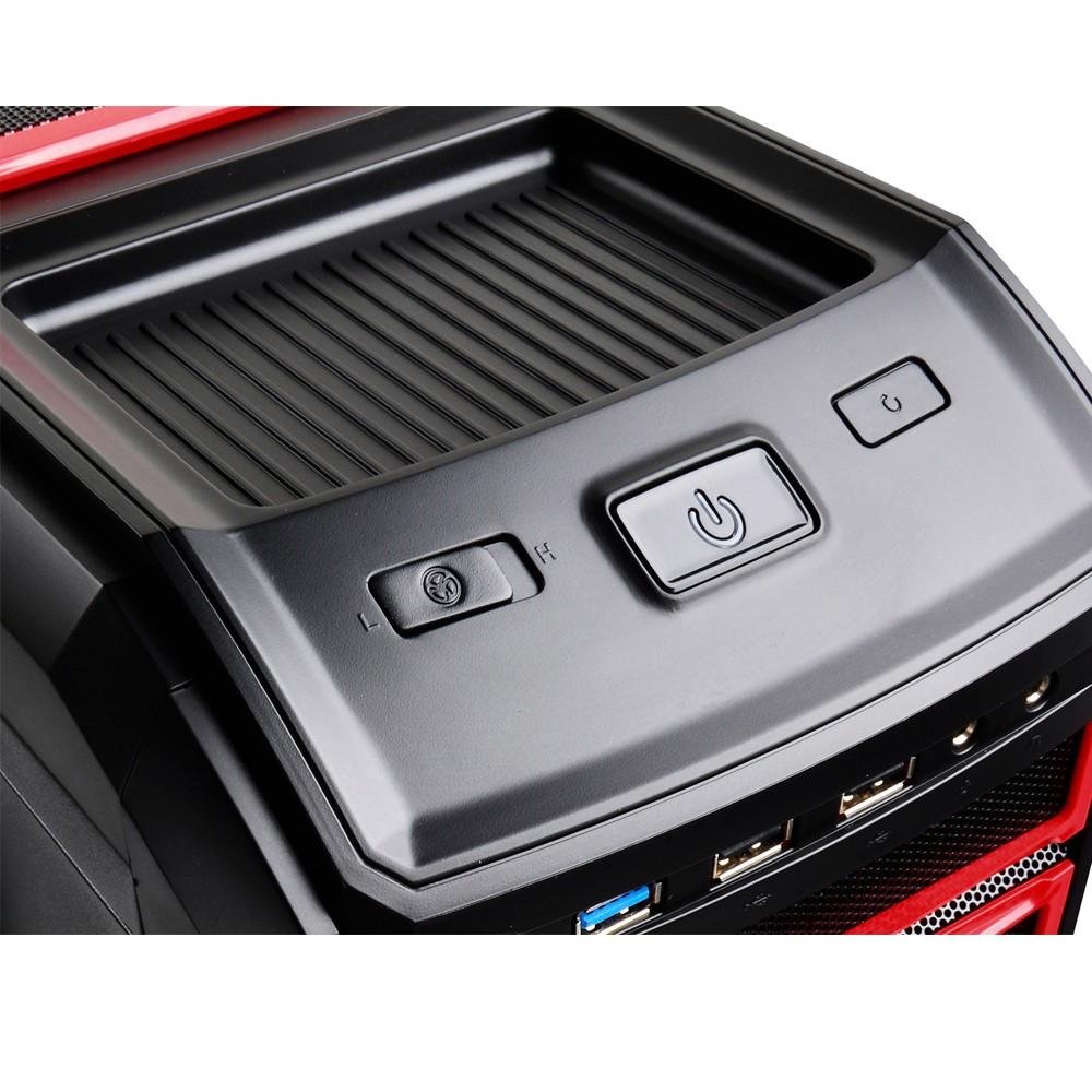 Imagem 4 de 14 do produto Gabinete DeepCool Kendomen Red ATX/MICRO-ATX/MINI-ITX sem Fonte KDM5FBKRD