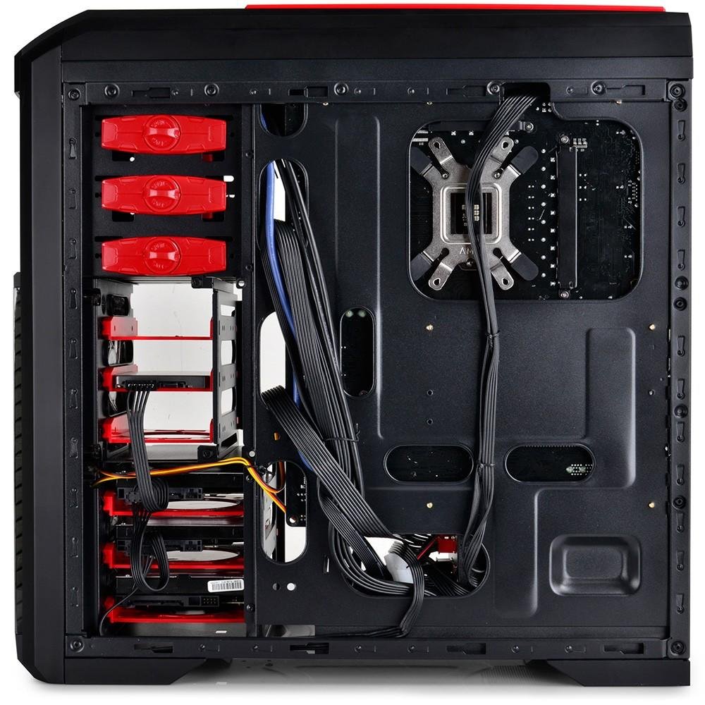 Imagem 9 de 14 do produto Gabinete DeepCool Kendomen Red ATX/MICRO-ATX/MINI-ITX sem Fonte KDM5FBKRD