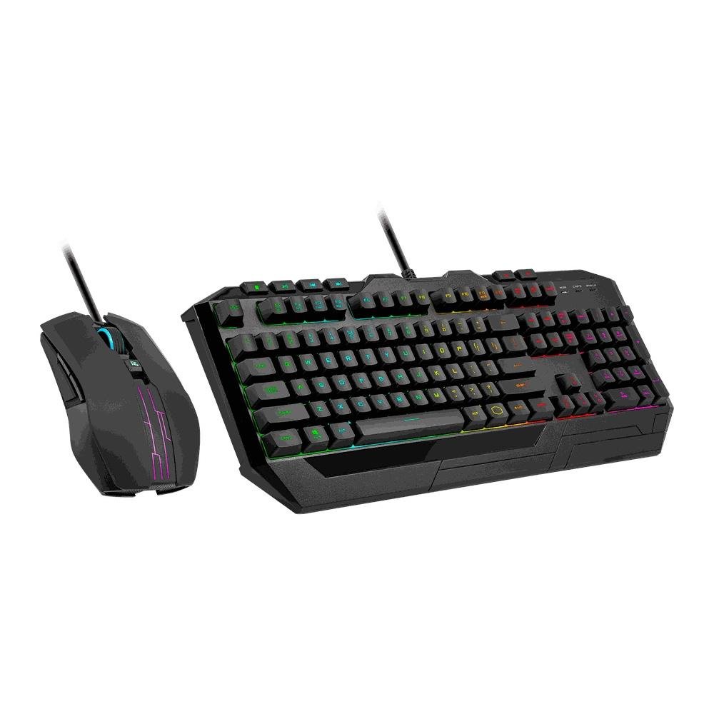 Kit Teclado e Mouse Gamer Cooler Master Devastador 3, RGB, 4800 DPI, US, Preto - SGB-3000-KKMF4-US - view 3