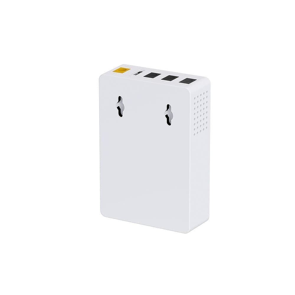 Mini Nobreak Marsriva KP3, 18W, 3 saídas DC, USB, 10.000mAh, Branco Mini Nobreak Marsriva KP3, 18W, 3 saídas DC, USB, 10.000mAh, Branco