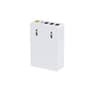Mini Nobreak Marsriva KP3, 18W, 3 saídas DC, USB, 10.000mAh, Branco