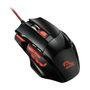 Mouse Gamer Multi 2400DPI 7 Botões Preto e Vermelho - MO236