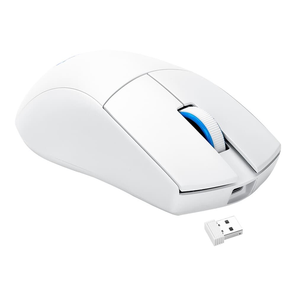 Imagem 3 de 6 do produto Mouse Gamer Sem Fio Redragon King Pro Aliança Do World Of Warcraft, até 26000DPI, Bluetooth e USB Tipo-C, Branco - 6975763145166
