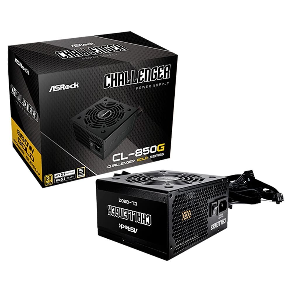 Fonte ASRock Challenger 850G | KaBuM!