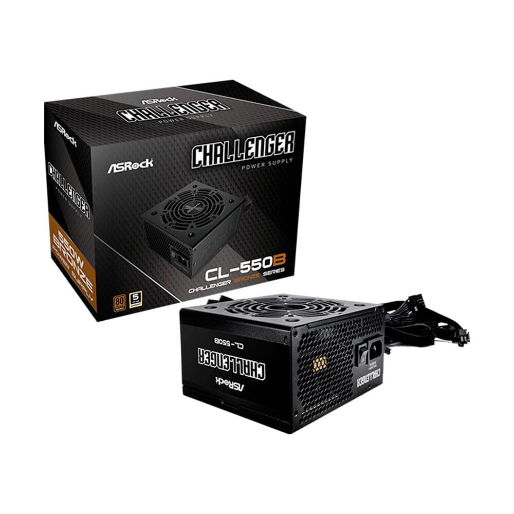 Fonte ASRock 550W 80 Plus Bronze ATX 2.52 | KaBuM!