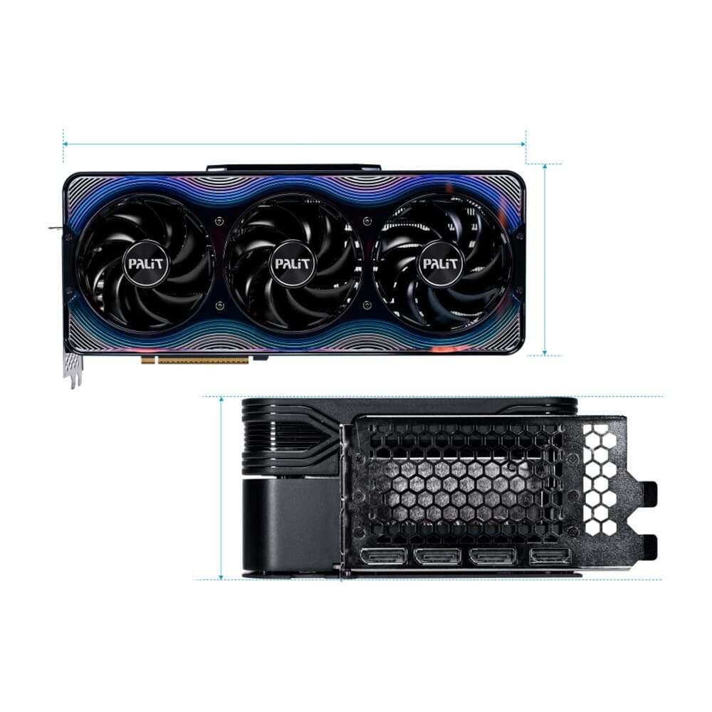 Placa de Vídeo Palit RTX 5090 GameRock OC NVIDIA GeForce, 32GB, GDDR7, ARGB SYNC EVO, G-Sync, Ray Tracing, DLSS 4 - NE75090S19R5-GB2020G 14