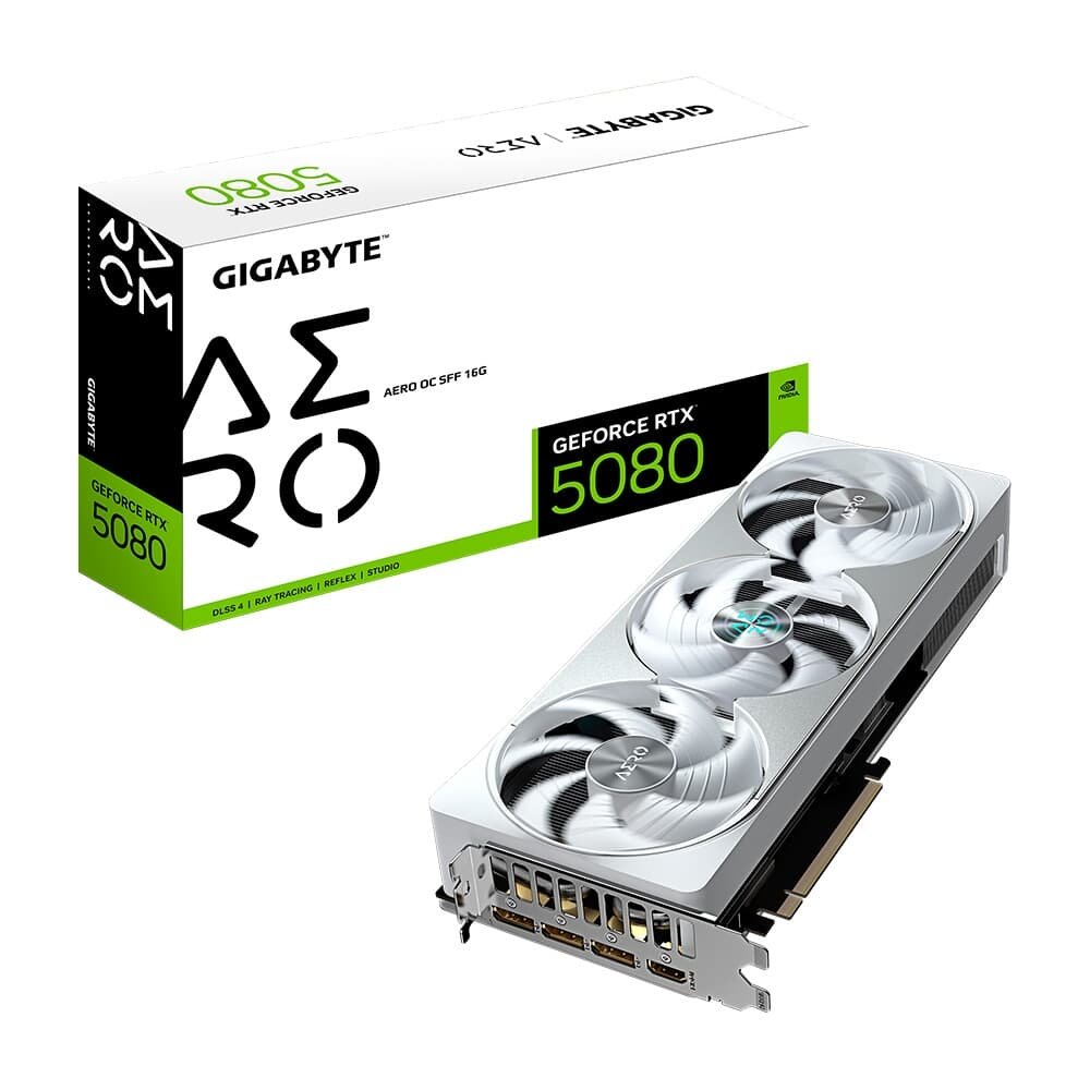Placa de Vídeo Gigabyte RTX 5080 AERO OC | KaBuM!