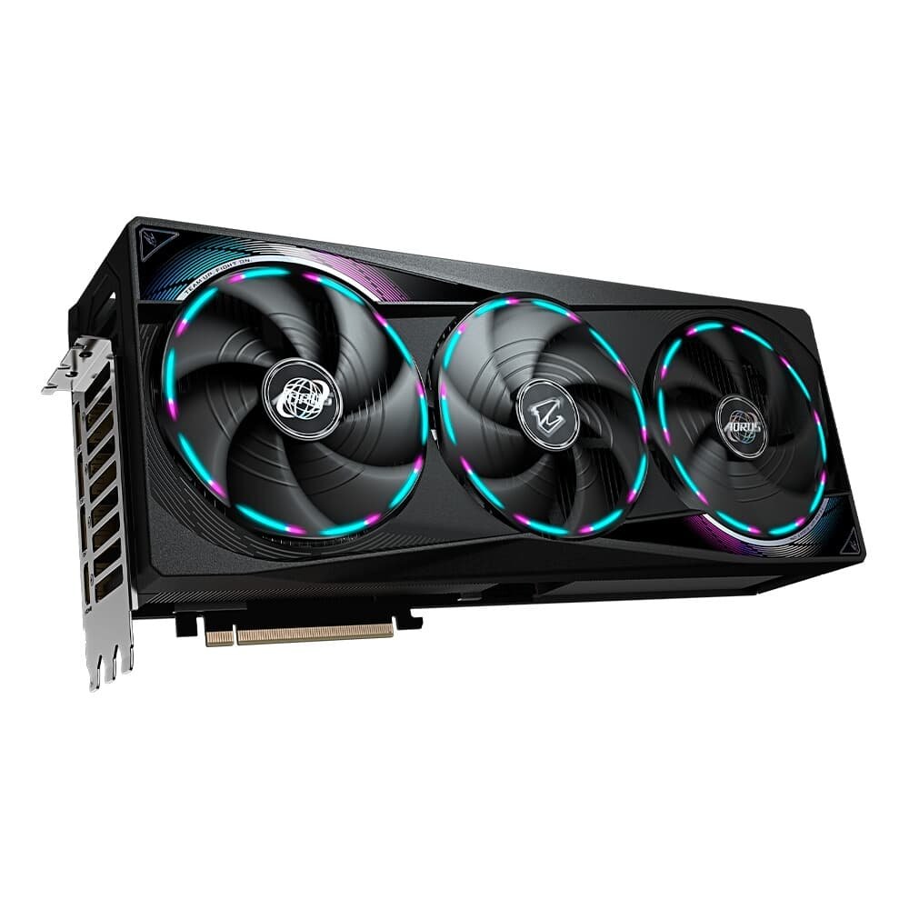 Placa de Vídeo Gigabyte RTX 5080 AORUS MASTER, NVIDIA, 16GB, GDDR7, BIOS DUAL, IA com FP4, DLSS 4 - GV-N5080AORUS M-16GD G10 Placa de Vídeo Gigabyte RTX 5080 AORUS MASTER, NVIDIA, 16GB, GDDR7, BIOS DUAL, IA com FP4, DLSS 4 - GV-N5080AORUS M-16GD G10