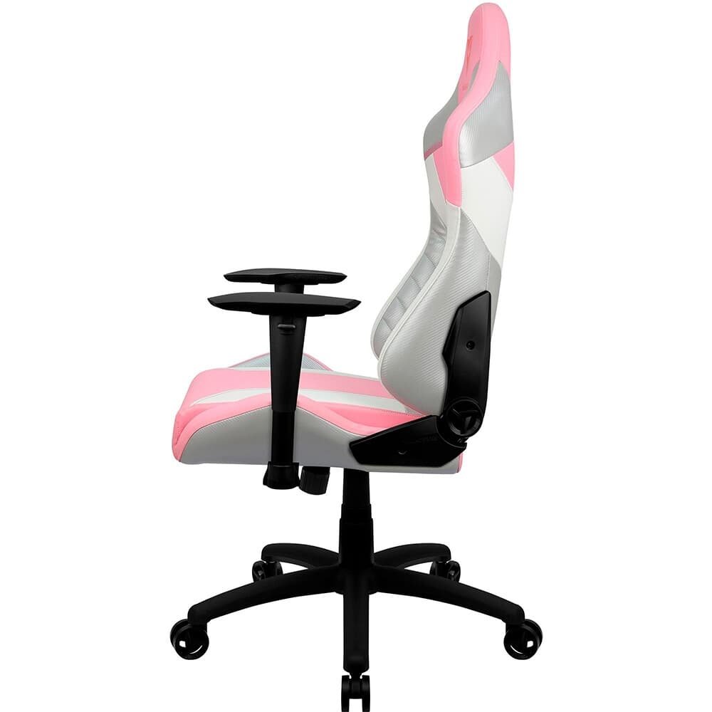 Cadeira Gamer ThunderX3 78322 TC3 Sakura White, Até 120Kg, Encosto Reclinável, Air Tech, Rosa - 78322 - view 5