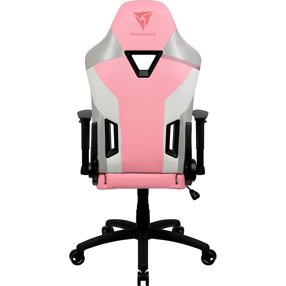 Cadeira Gamer ThunderX3 78322 TC3 Sakura White, Até 120Kg, Encosto Reclinável, Air Tech, Rosa - 78322 - view 4