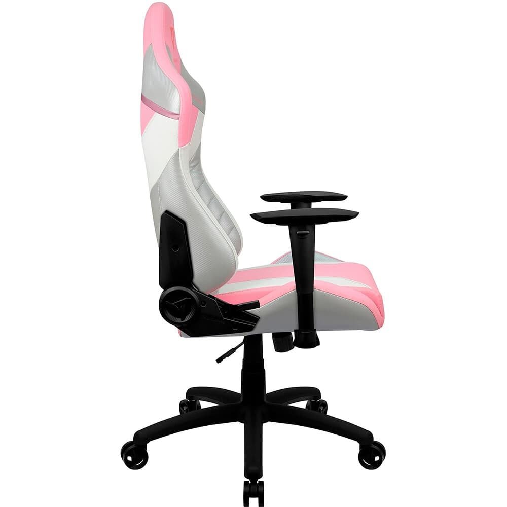 Cadeira Gamer ThunderX3 78322 TC3 Sakura White, Até 120Kg, Encosto Reclinável, Air Tech, Rosa - 78322 - view 3
