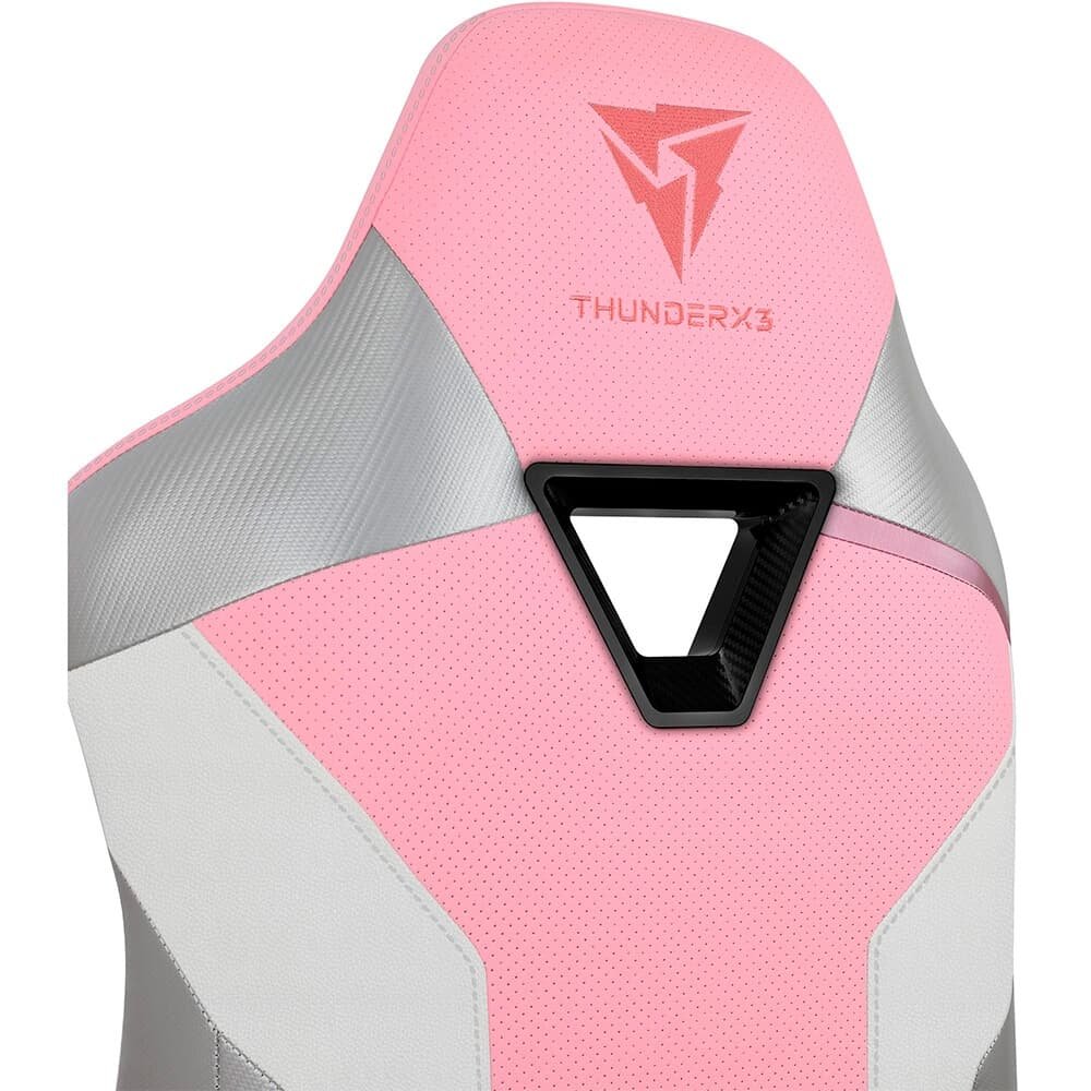 Cadeira Gamer ThunderX3 78322 TC3 Sakura White, Até 120Kg, Encosto Reclinável, Air Tech, Rosa - 78322 - view 7
