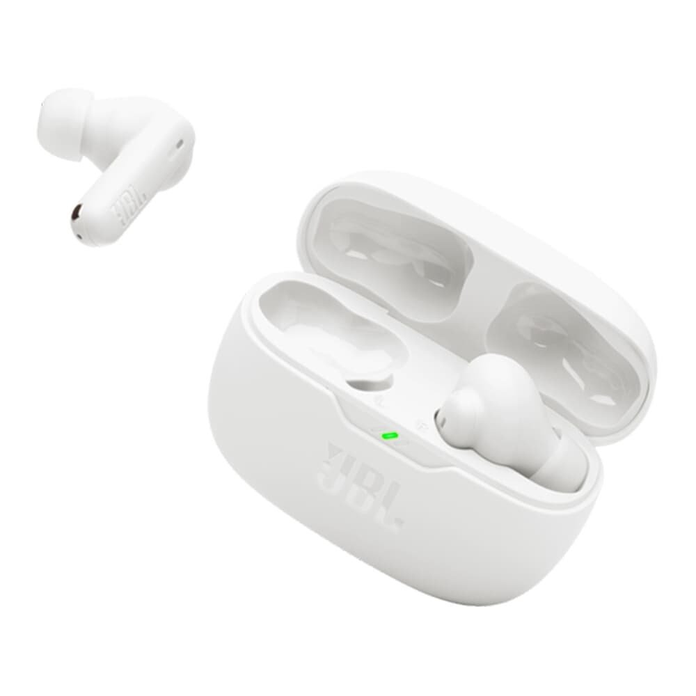 Imagem 3 de 8 do produto Fone de Ouvido Sem Fio JBL Beam 2, Cancelamento de Ruído, IP54, Até 40 horas de Bateria, Bluetooth, Branco - JBLWBEAM2WHT