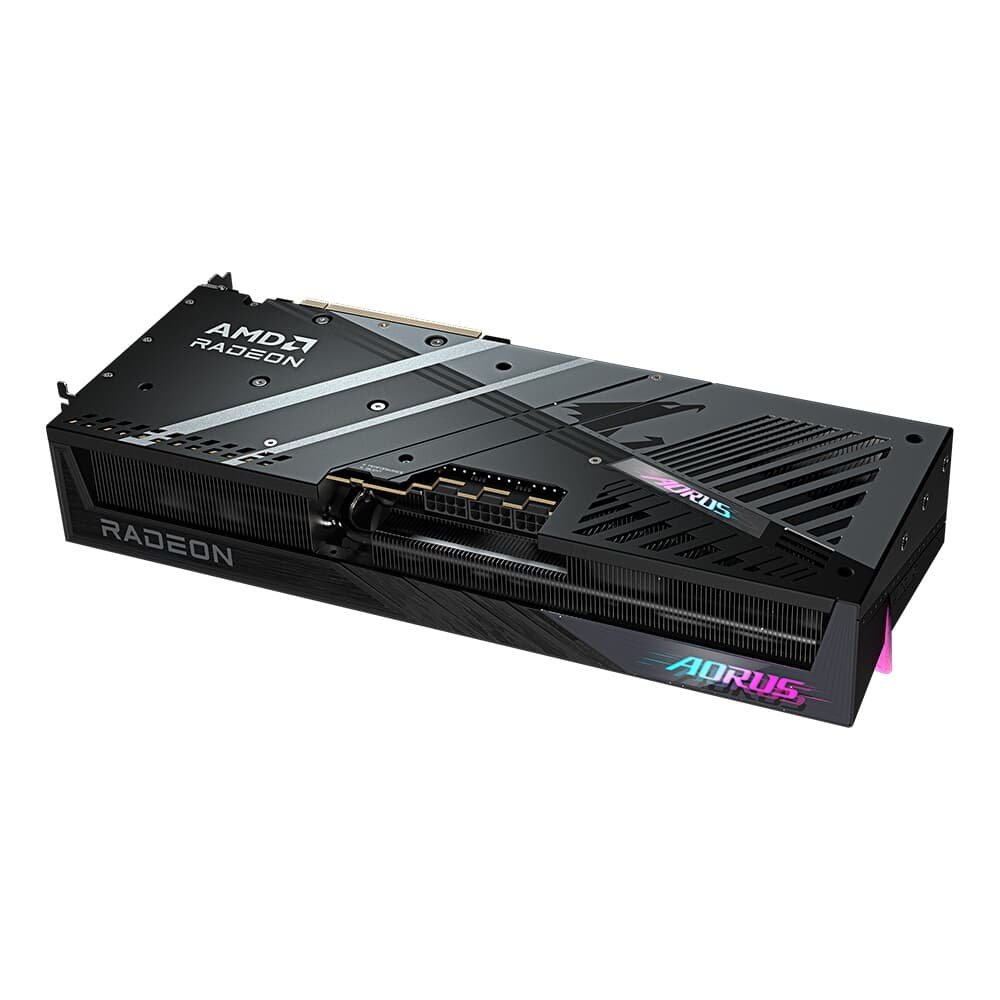 Imagem 7 de 11 do produto Placa de Vídeo Gigabyte RX 9070 XT AORUS ELITE 16G AMD Radeon, RGB, 16GB, GDDR6, 256bits, OpenGL 4.6 - GV-R9070XTAORUS E-16GD