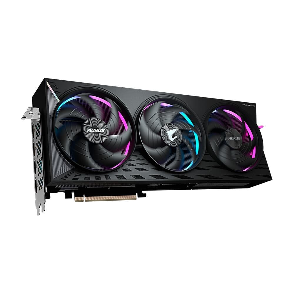 Imagem 4 de 11 do produto Placa de Vídeo Gigabyte RX 9070 XT AORUS ELITE 16G AMD Radeon, RGB, 16GB, GDDR6, 256bits, OpenGL 4.6 - GV-R9070XTAORUS E-16GD