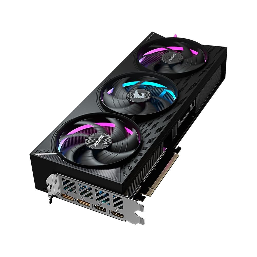 Imagem 5 de 11 do produto Placa de Vídeo Gigabyte RX 9070 XT AORUS ELITE 16G AMD Radeon, RGB, 16GB, GDDR6, 256bits, OpenGL 4.6 - GV-R9070XTAORUS E-16GD