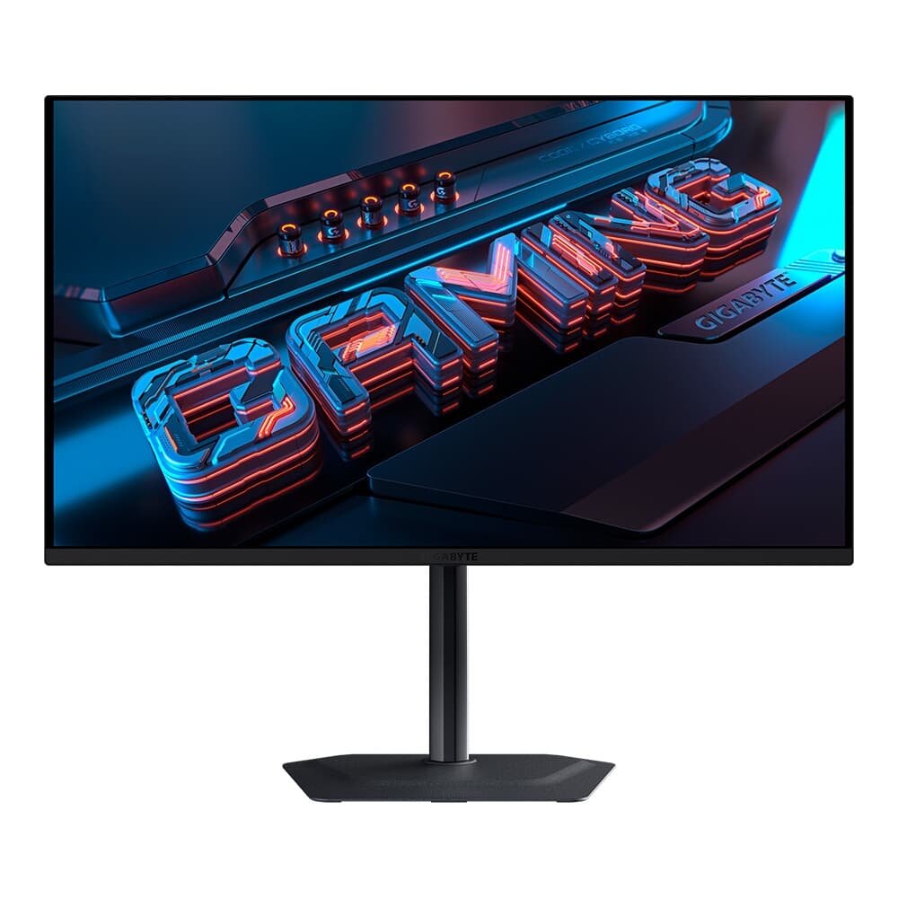 Monitor Gamer Gigabyte QD-OLED 32", 4K, 165Hz, 0.03ms, FreeSync Premium Pro, HDR 400, USB-C, Altura Ajustável, Som Integrado - MO32U-SA Monitor Gamer Gigabyte QD-OLED 32", 4K, 165Hz, 0.03ms, FreeSync Premium Pro, HDR 400, USB-C, Altura Ajustável, Som Integrado - MO32U-SA