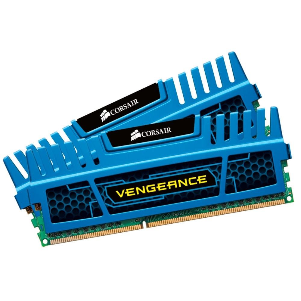 Memória Corsair Vengeance 16GB (2x8GB), 1600Mhz, DDR3, CL10, Blue -  CMZ16GX3M2A1600C10B | KaBuM!