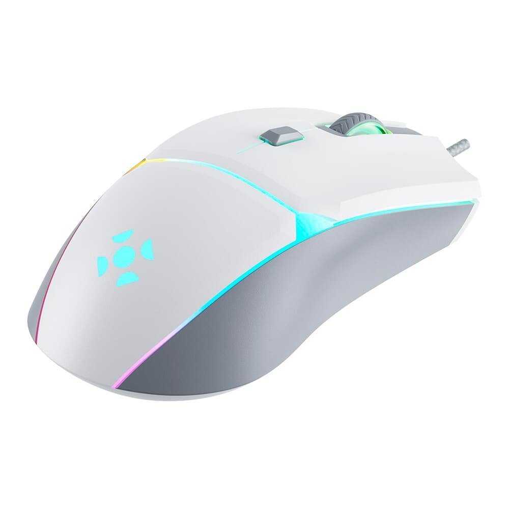 Mouse Gamer Fortrek ( Balão.info) Crusader 12800DPI, USB, Branco - ( Balão.info - foto 3