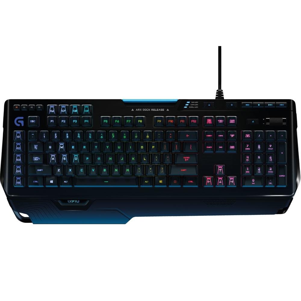Imagem 2 de 8 do produto Teclado Mecânico Gamer Logitech G910 Orion Spark, RGB, Switch Romer-G, US - 920-006385