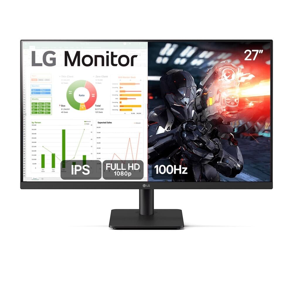 "Monitor Gamer LG 27"", FHD, 100Hz, 5ms, IPS, Dynamic Action Sync, HDMI, Preto - 27MS500-B" - view 5