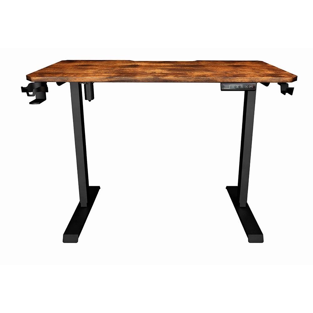 Mesa Gamer Lift Rise Mode Madeira MDF, Com Regulagem de Altura Elétrica, 1 Motor, 3 Memorizações, Rústico - RM-ML-01-MR - view 4