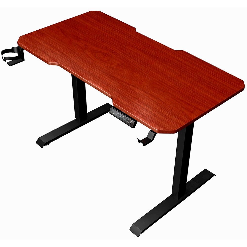 Mesa Gamer Lift Rise Mode Madeira MDF, Com Regulagem de Altura Elétrica, 1 Motor, 3 Memorizações, Nogal - RM-ML-01-MN - view 2