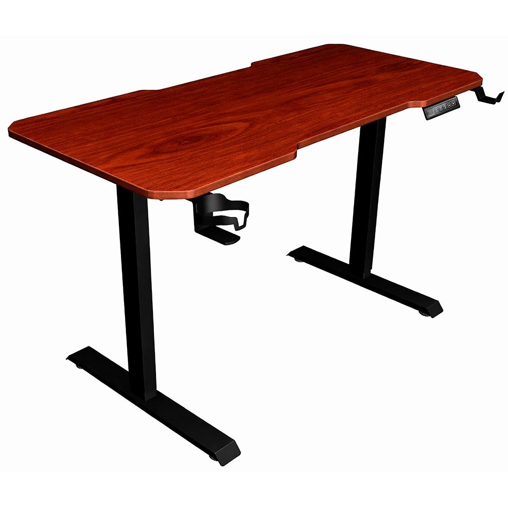 Mesa Gamer Lift Rise Mode Madeira MDF, Com Regulagem de Altura Elétrica, 1 Motor, 3 Memorizações, Nogal - RM-ML-01-MN - view 3