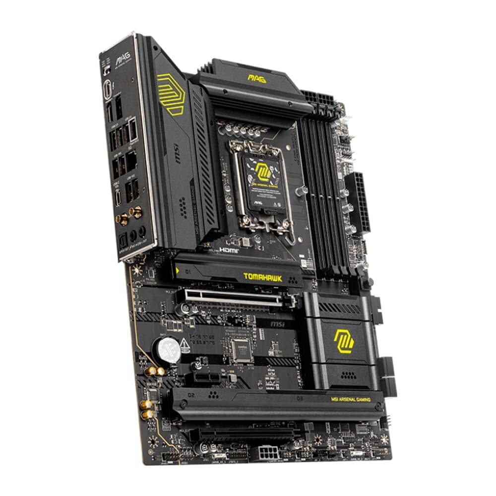 Imagem 3 de 5 do produto Placa Mãe MSI MAG B860 TOMAHAWK WIFI, Intel, ATX, DDR5 UDIMM, Wi-Fi 7, Preto - B860TOMAHAWKWIFI
