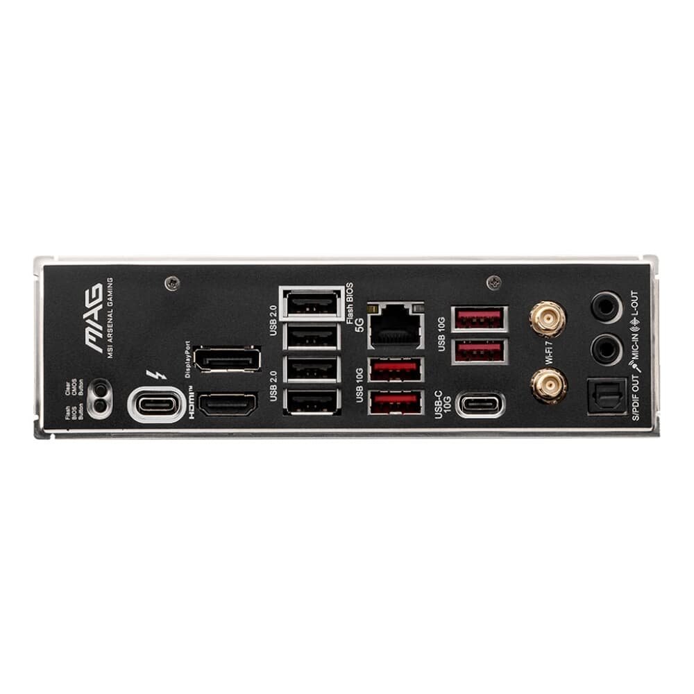 Imagem 4 de 5 do produto Placa Mãe MSI MAG B860 TOMAHAWK WIFI, Intel, ATX, DDR5 UDIMM, Wi-Fi 7, Preto - B860TOMAHAWKWIFI