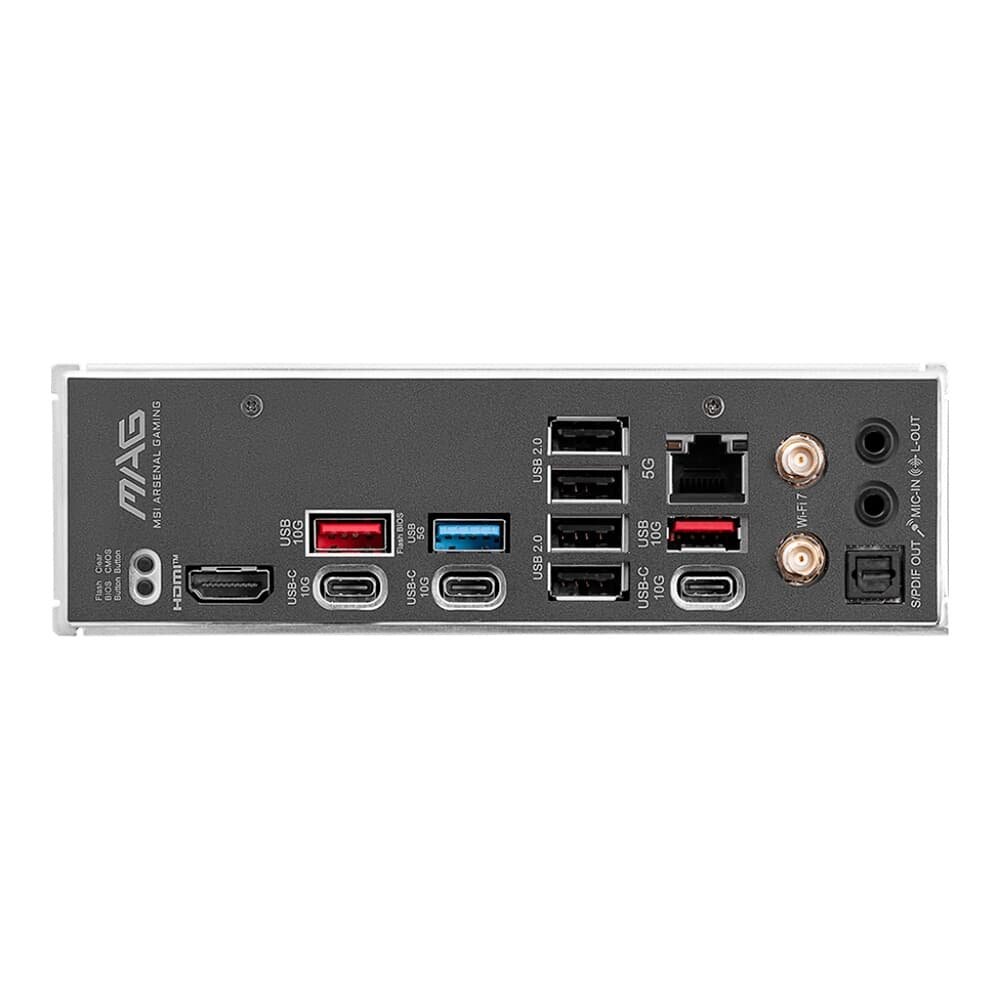 Placa Mãe MSI MAG B850 TOMAHAWK MAX WIFI, AMD, Socket AM5, ATX, DDR5 UDIMM, Wi-Fi 7, Preto - B850TMAHAWKWIFIMAX - view 4